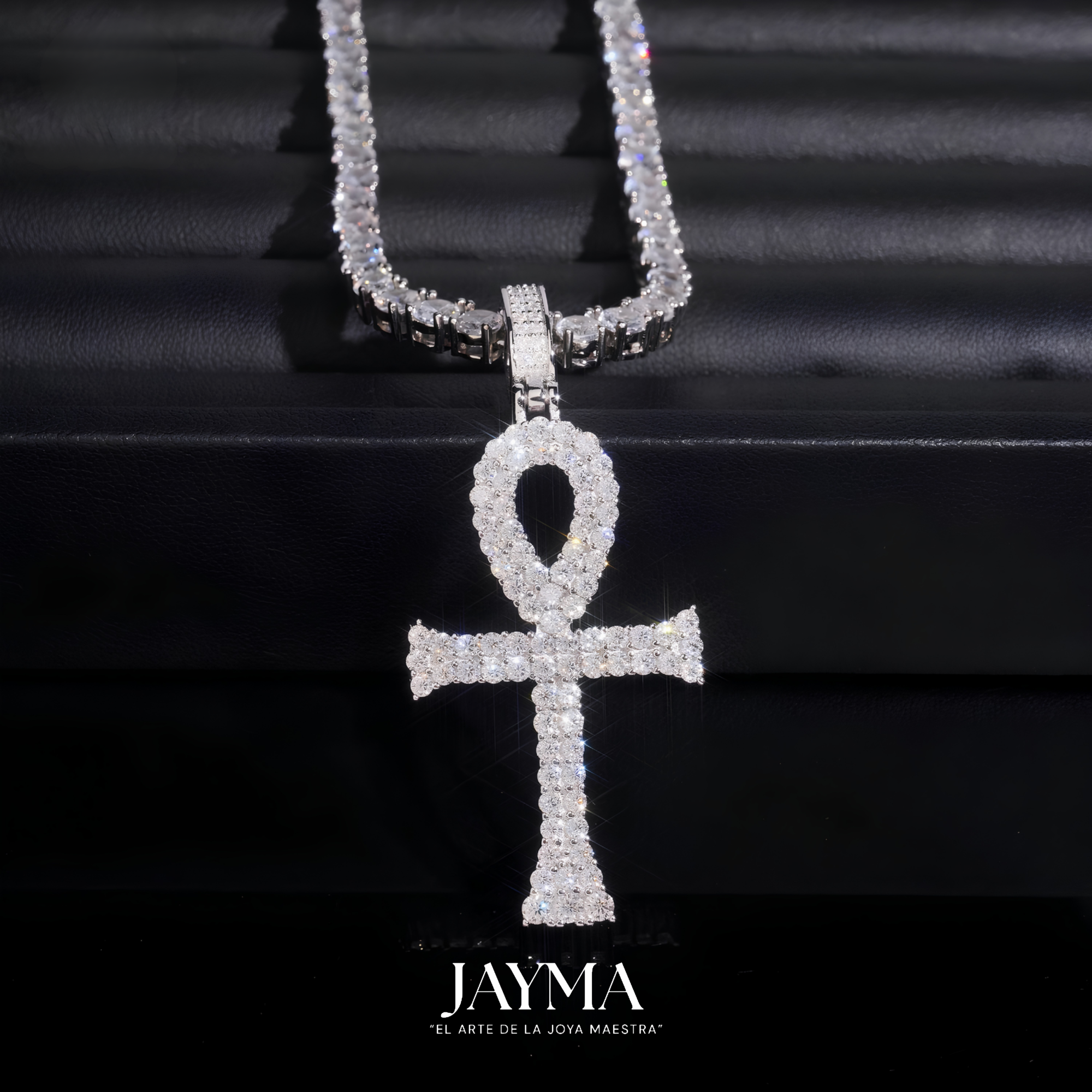 Dije de Cruz Diamante Lab IGI