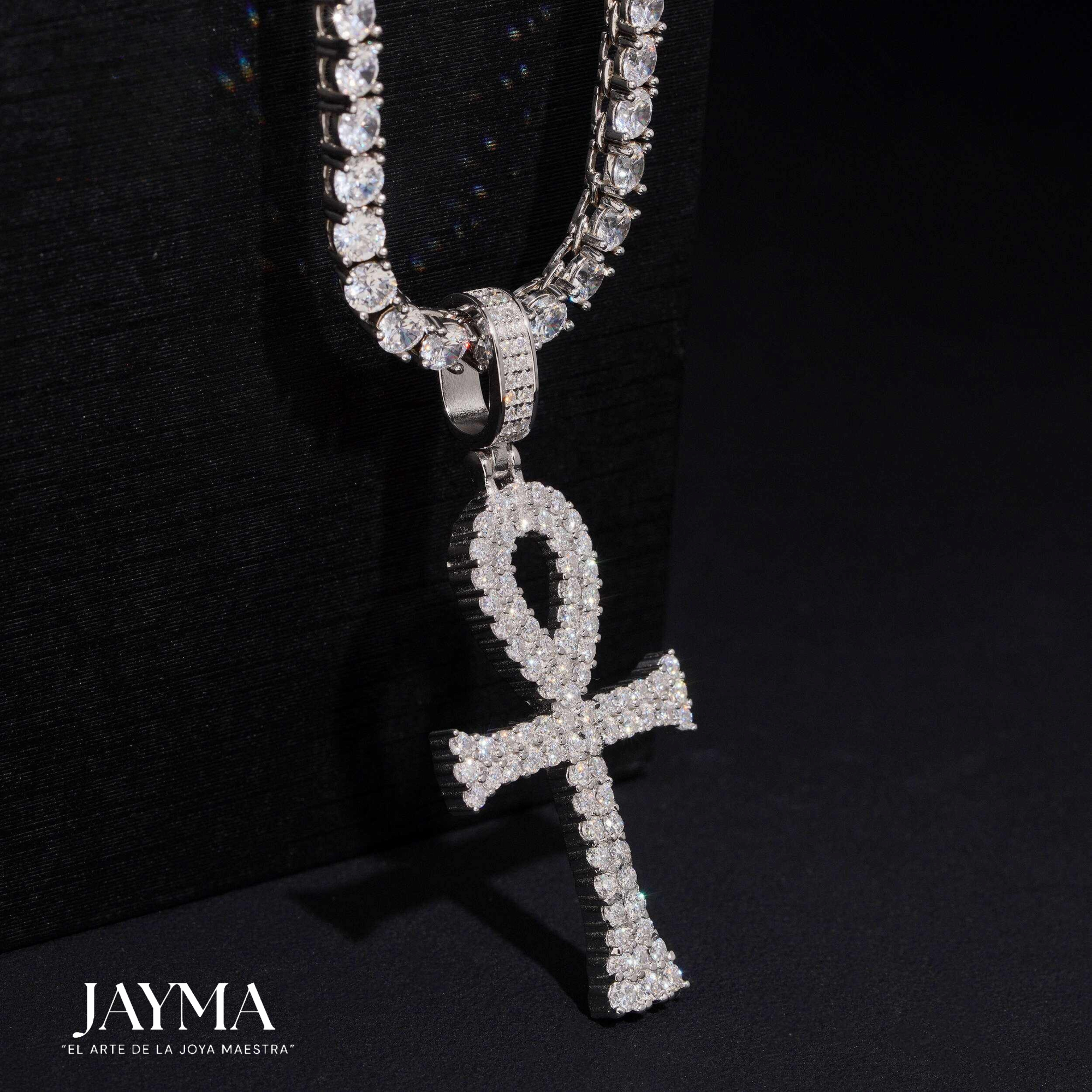Dije de Cruz Diamante Lab IGI