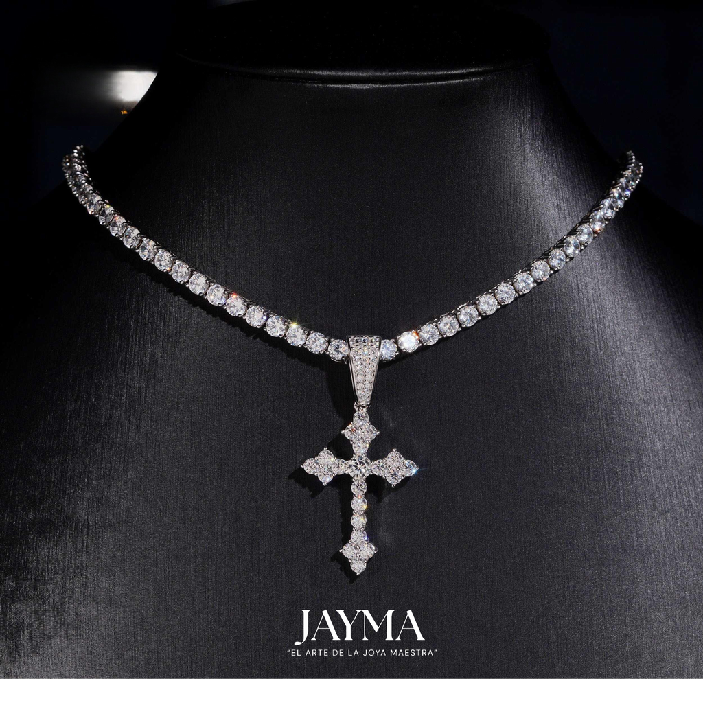 Dije Cross Diamante Lab IGI