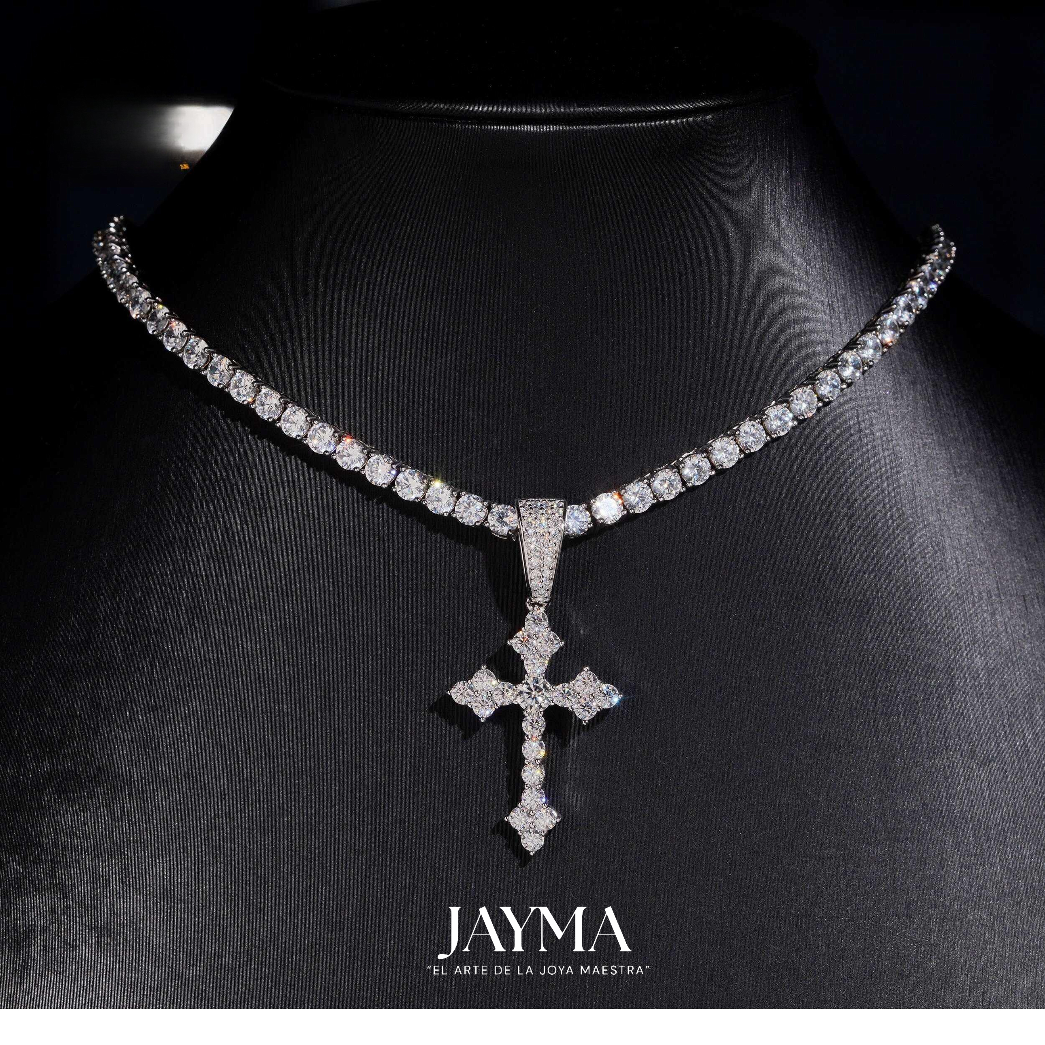 Dije Cross Diamante Lab IGI