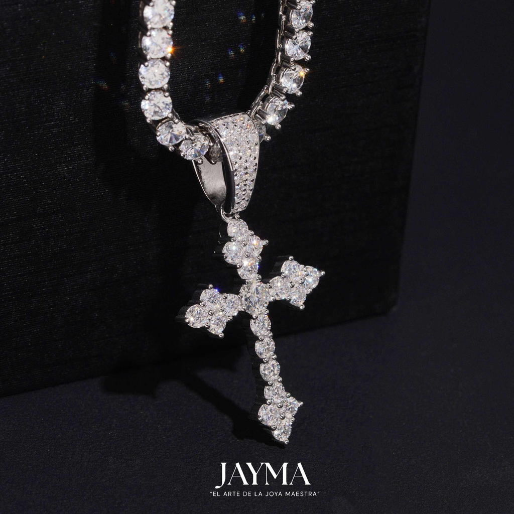 Dije Cross Diamante Lab IGI