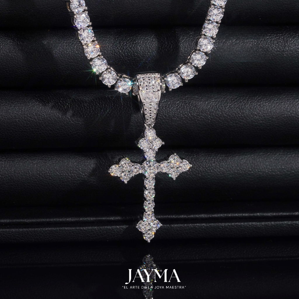 Dije Cross Diamante Lab IGI