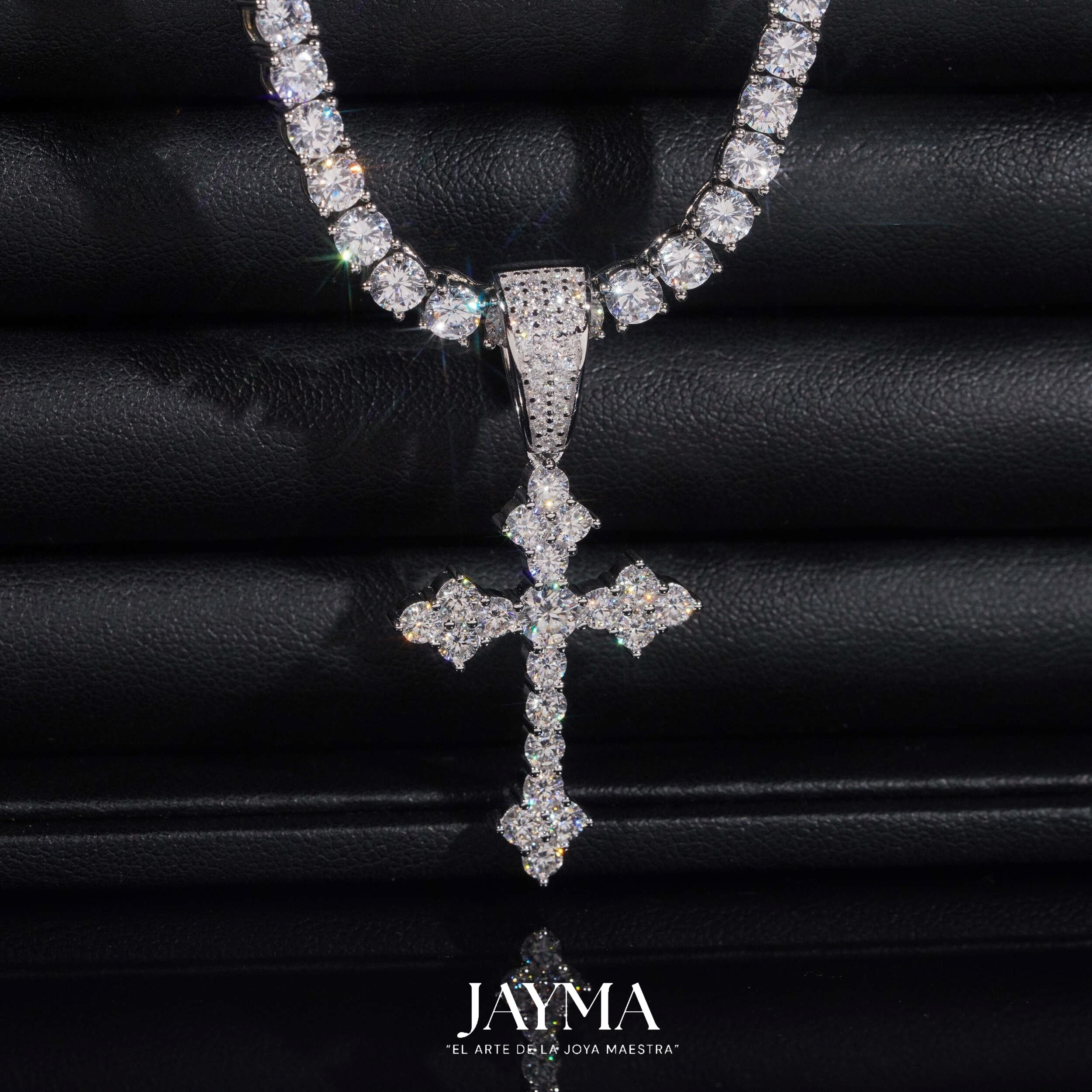 Dije Cross Diamante Lab IGI