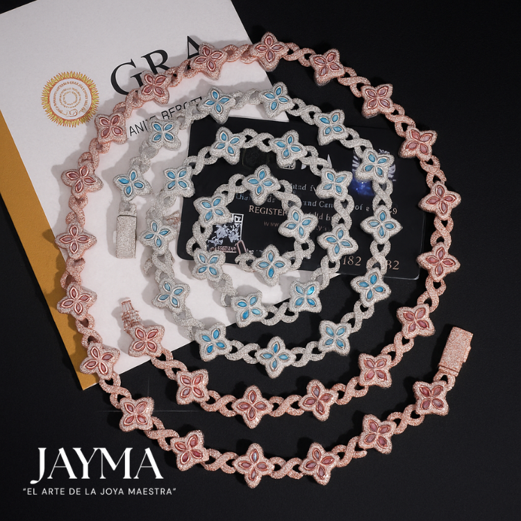 Cadena Lucky Clover iced