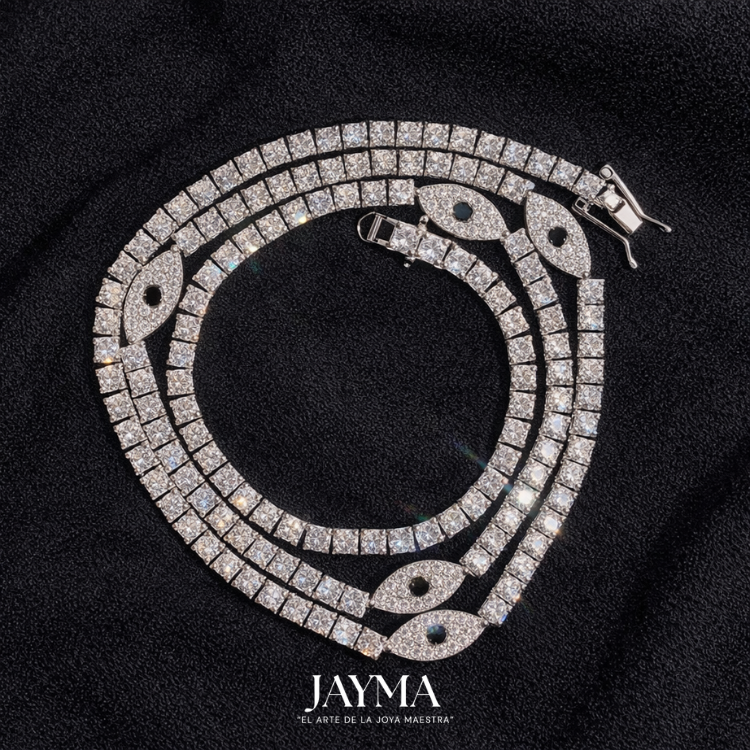 CADENA EVIL EYE TENNIS