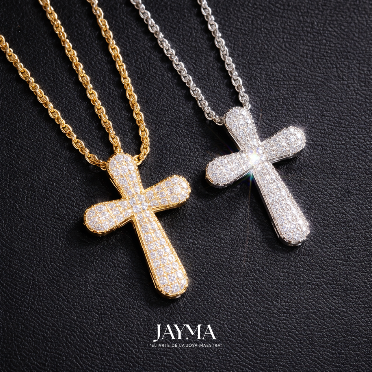 Colgante Baguette Cross