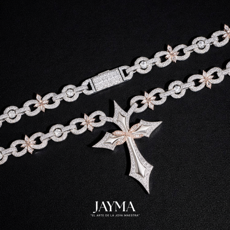 Cadena GOTHIC DAGGER WHITE GOLD