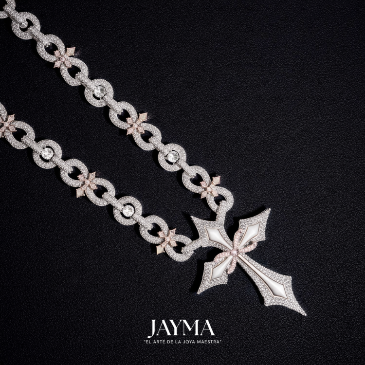 Cadena GOTHIC DAGGER WHITE GOLD