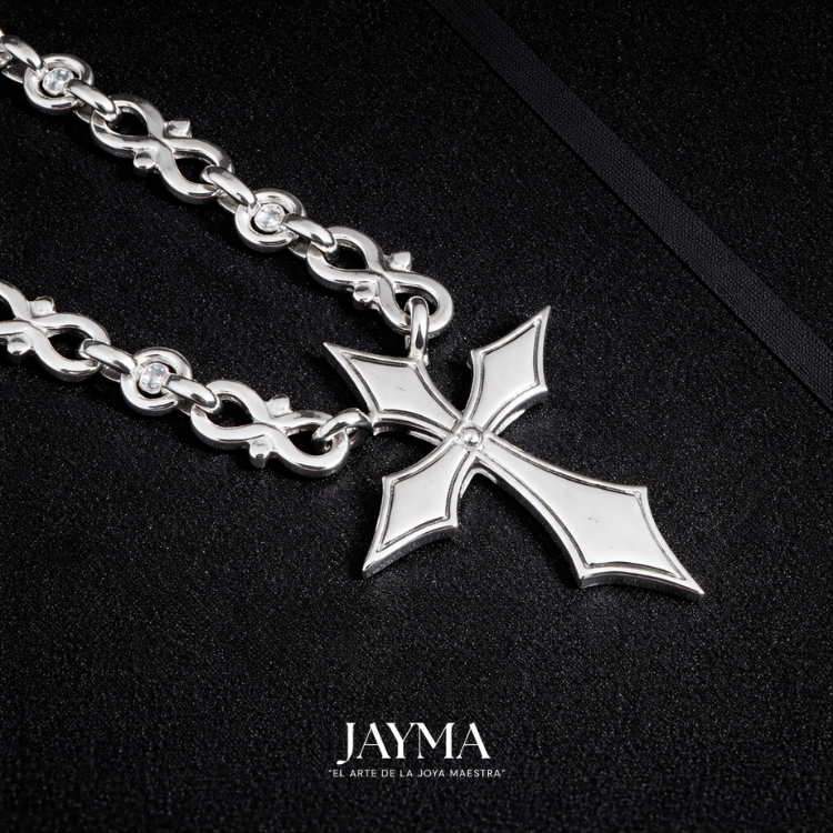 Cadena GOTHIC DAGGER WHITE GOLD