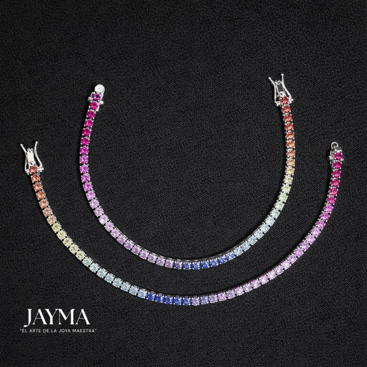 PULSO RAINBOW SAPPHIRE TENNIS