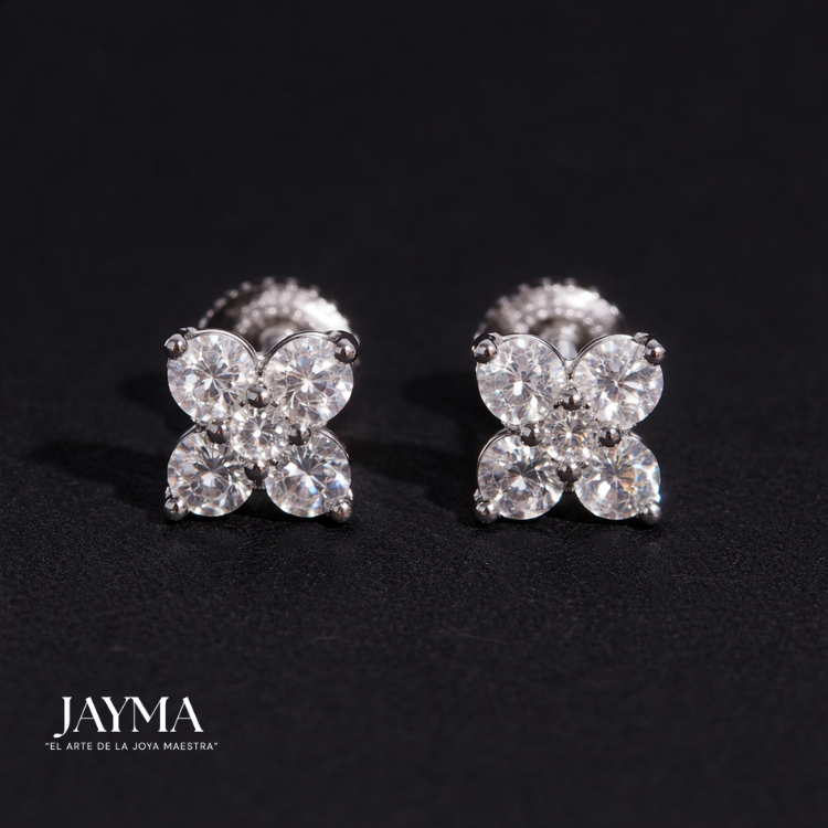 FLOWER CLUSTER STUDS